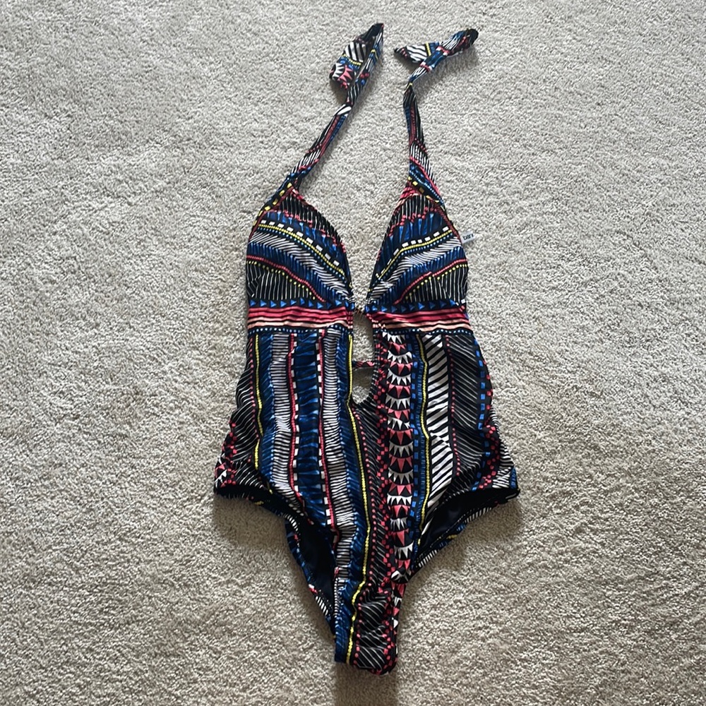 Bar III Aztec design one piece